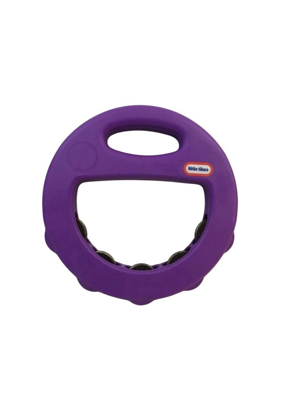 Little Tikes Tambourine Musical Instrument Hand Grip Purple Band Toy Vintage 90s - Picture 10 of 10